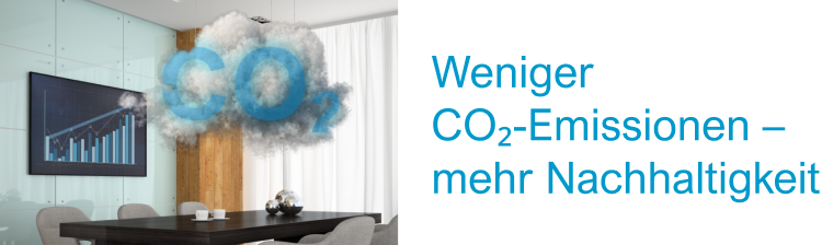 Weniger CO2-Emissionen – mehr Nachhaltigkeit